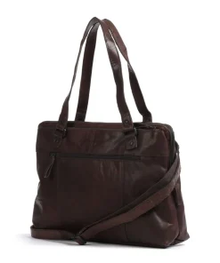 Spikes & Sparrow Business- & Laptop Bags-Bronco Lilian Laptop bag 15″ fine grain leather