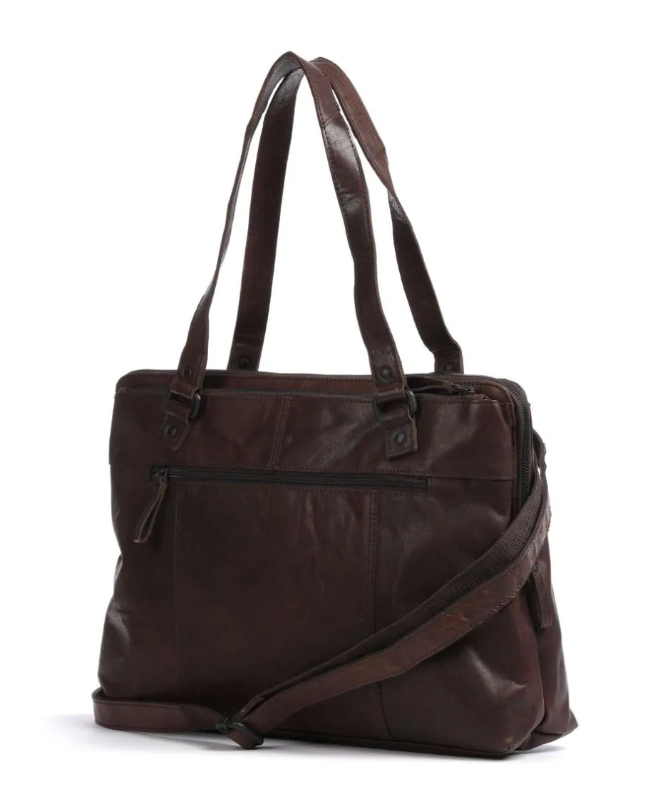 Spikes & Sparrow Business- & Laptop Bags-Bronco Lilian Laptop bag 15″ fine grain leather