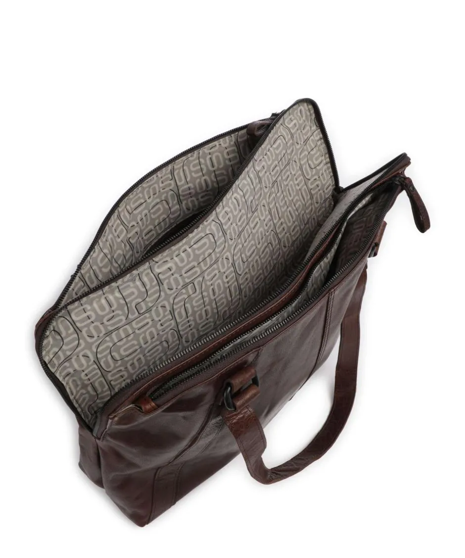 Spikes & Sparrow Business- & Laptop Bags-Bronco Lilian Laptop bag 15″ fine grain leather