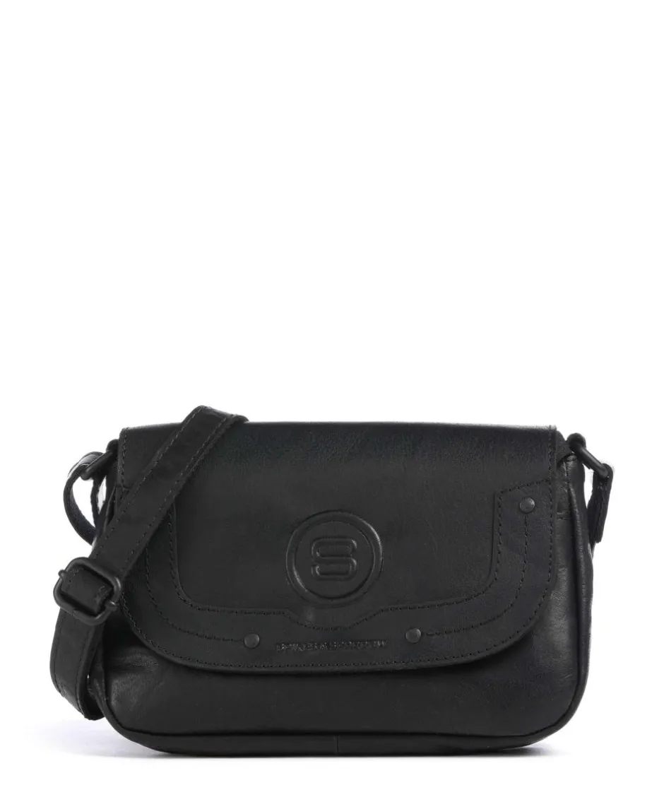 Spikes & Sparrow Crossbody Bags-Bronco Linne Crossbody bag fine grain leather