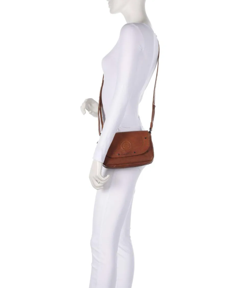 Spikes & Sparrow Crossbody Bags-Bronco Linne Crossbody bag fine grain leather