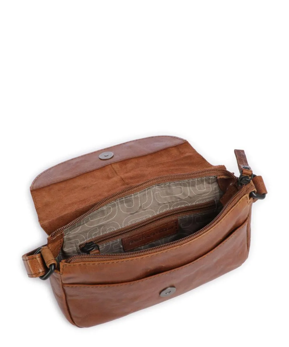 Spikes & Sparrow Crossbody Bags-Bronco Linne Crossbody bag fine grain leather