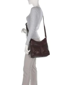 Spikes & Sparrow Crossbody Bags-Bronco Morgane Crossbody bag grained leather