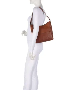 Spikes & Sparrow Shoulder Bags|Hobo Bags-Bronco Sherrill Hobo bag fine grain leather