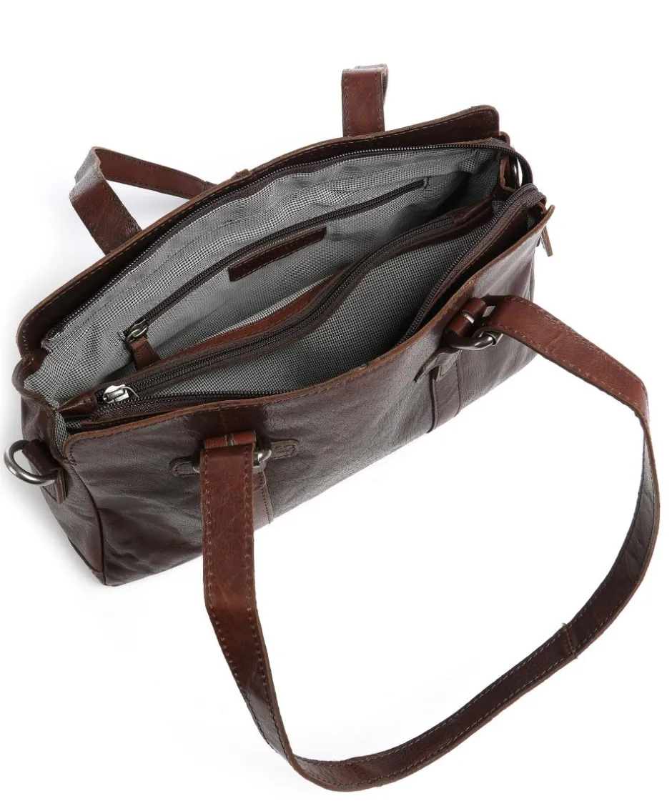 Spikes & Sparrow Shoulder Bags-Bronco Shoulder bag buffalo leather