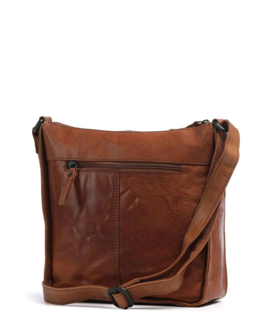 Spikes & Sparrow Crossbody Bags-Bronco Titia Crossbody bag grained leather