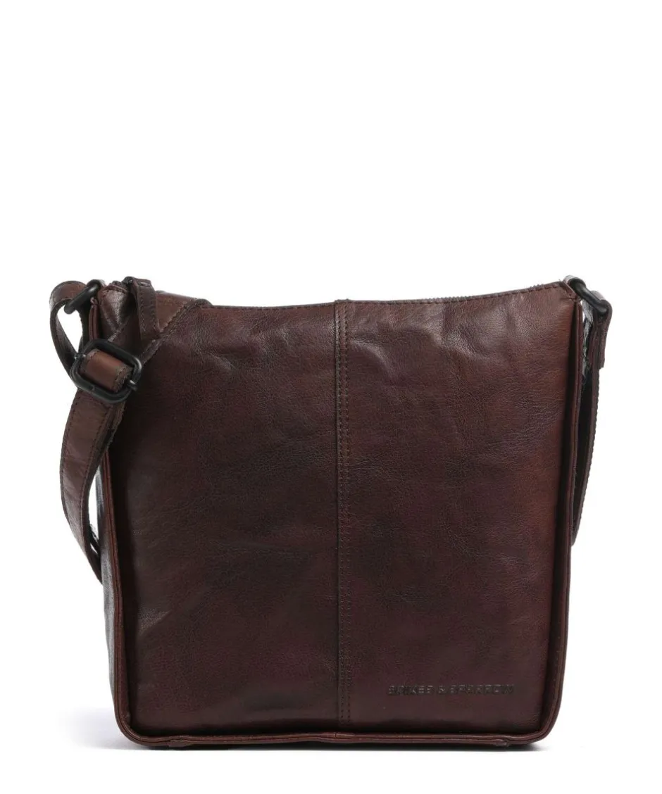 Spikes & Sparrow Crossbody Bags-Bronco Titia Crossbody bag grained leather