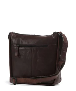 Spikes & Sparrow Crossbody Bags-Bronco Titia Crossbody bag grained leather