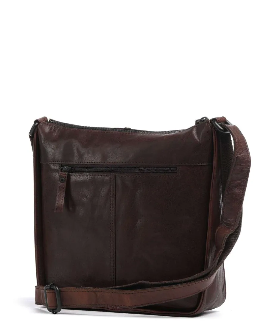 Spikes & Sparrow Crossbody Bags-Bronco Titia Crossbody bag grained leather