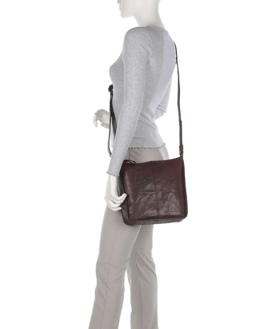 Spikes & Sparrow Crossbody Bags-Bronco Titia Crossbody bag grained leather