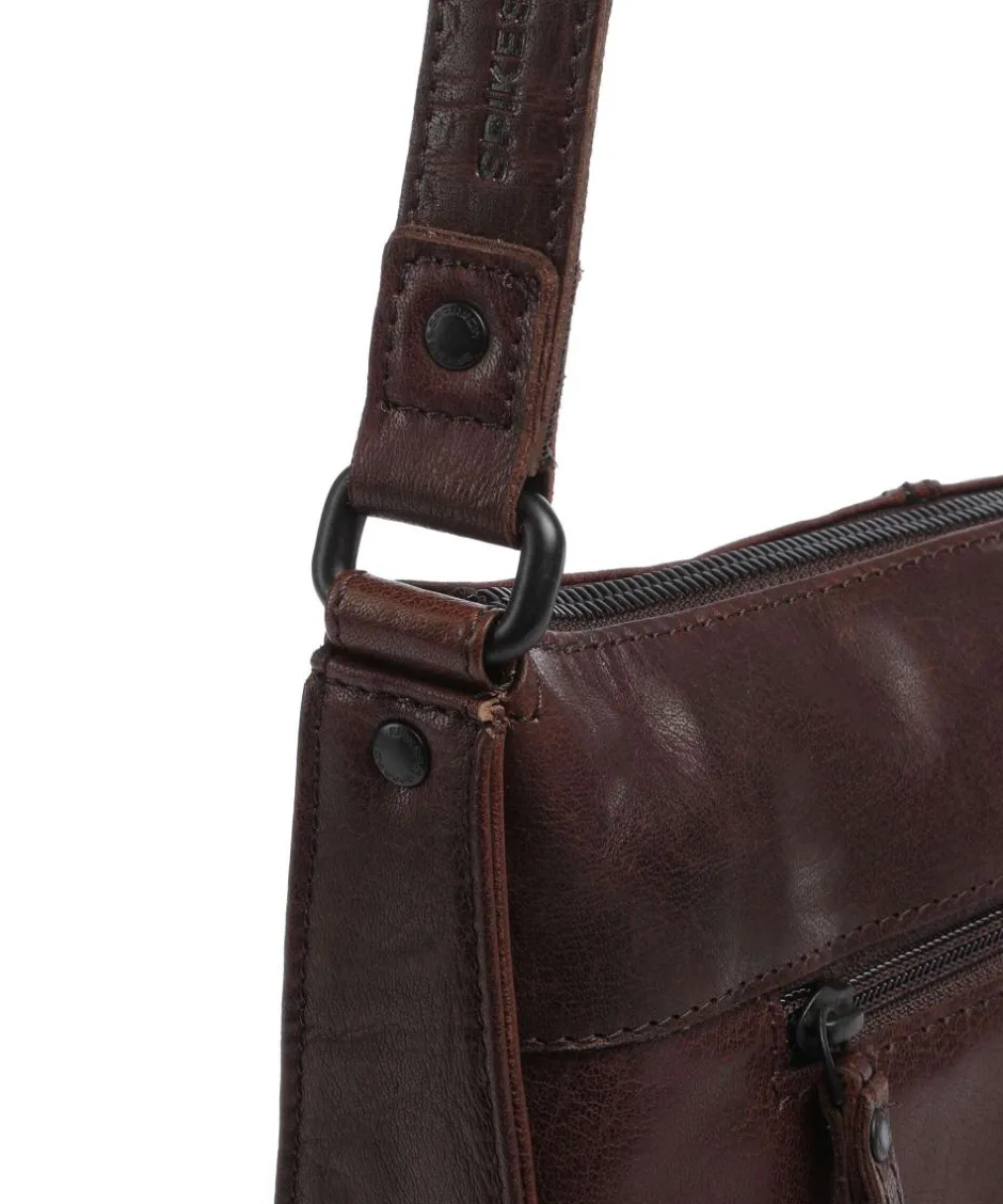 Spikes & Sparrow Crossbody Bags-Bronco Titia Crossbody bag grained leather