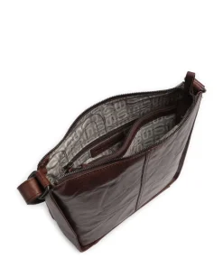 Spikes & Sparrow Crossbody Bags-Bronco Titia Crossbody bag grained leather