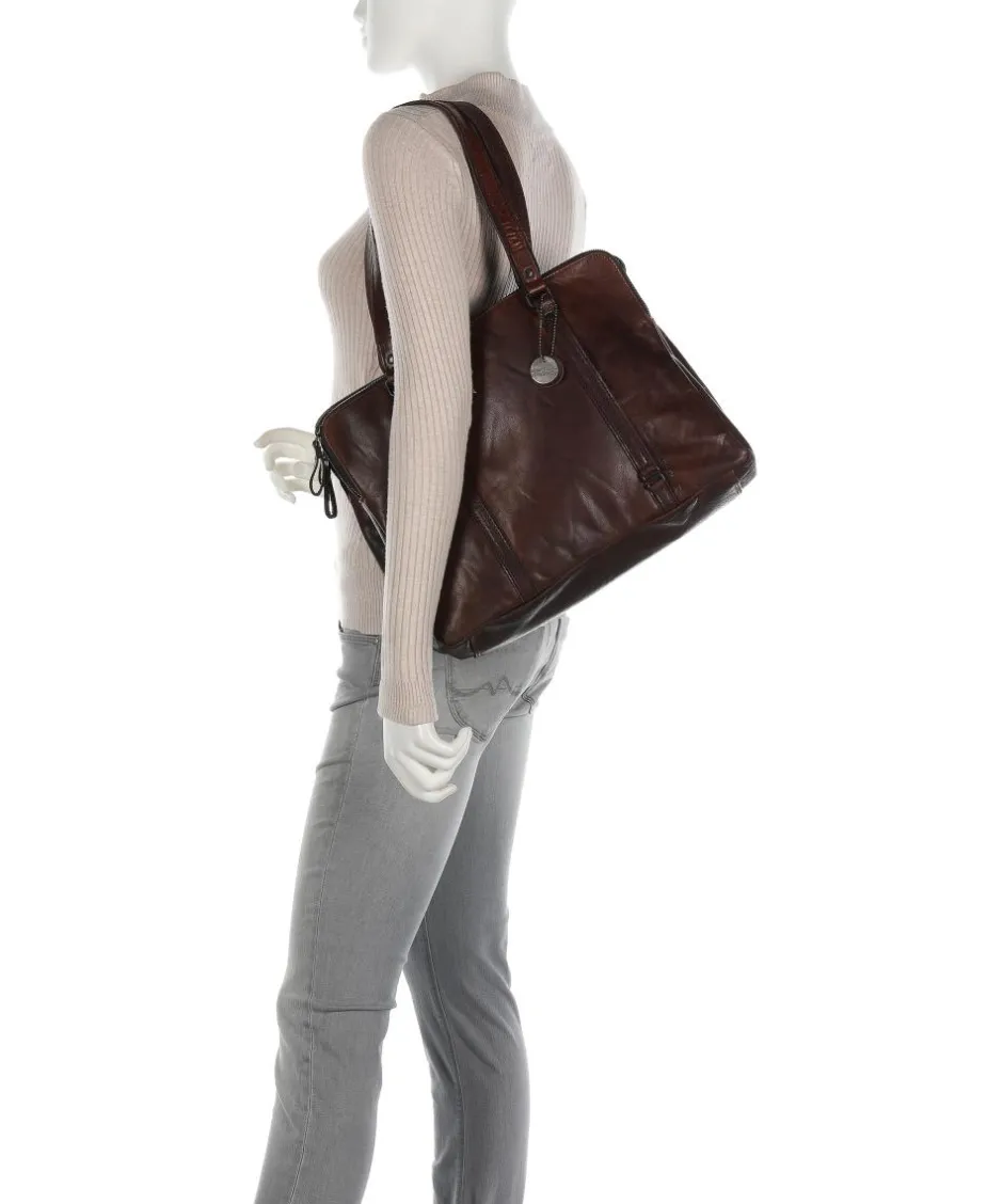 Spikes & Sparrow Tote Bags-Bronco Tote bag 15″ buffalo leather
