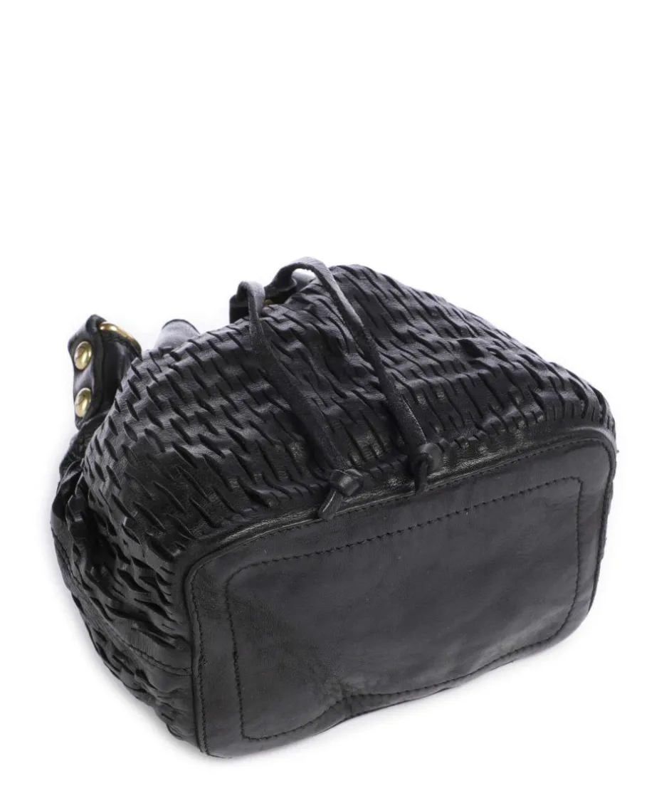 Campomaggi Hobo Bags|Crossbody Bags-Bucket bag grained cow leather
