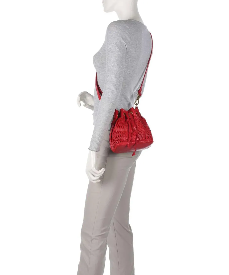 Campomaggi Hobo Bags|Crossbody Bags-Bucket bag grained cow leather