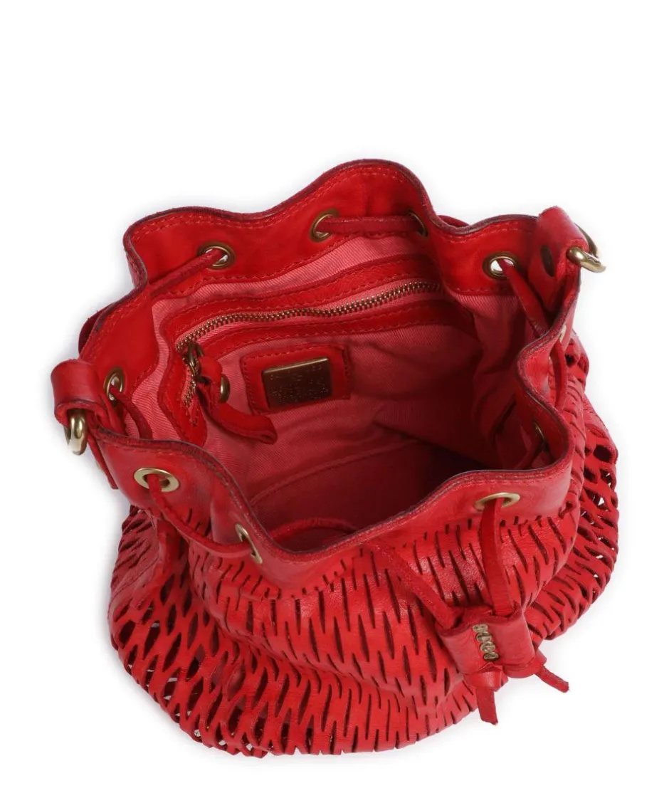 Campomaggi Hobo Bags|Crossbody Bags-Bucket bag grained cow leather