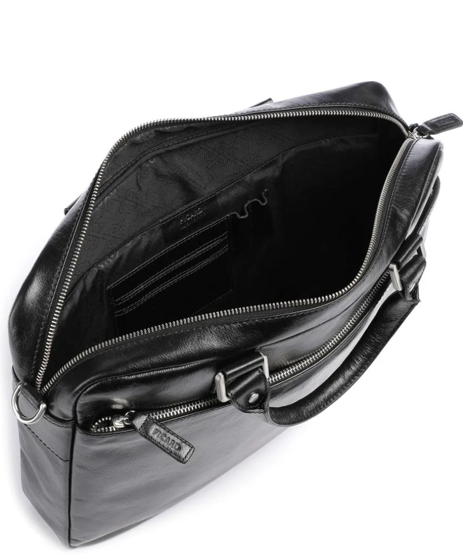 Picard Business- & Laptop Bags-Buddy Briefcase 13″ buffalo leather