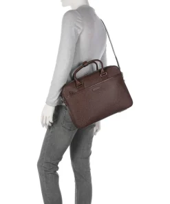 Tiger of Sweden Business- & Laptop Bags-Burin Briefcase 16″ grained cow leather