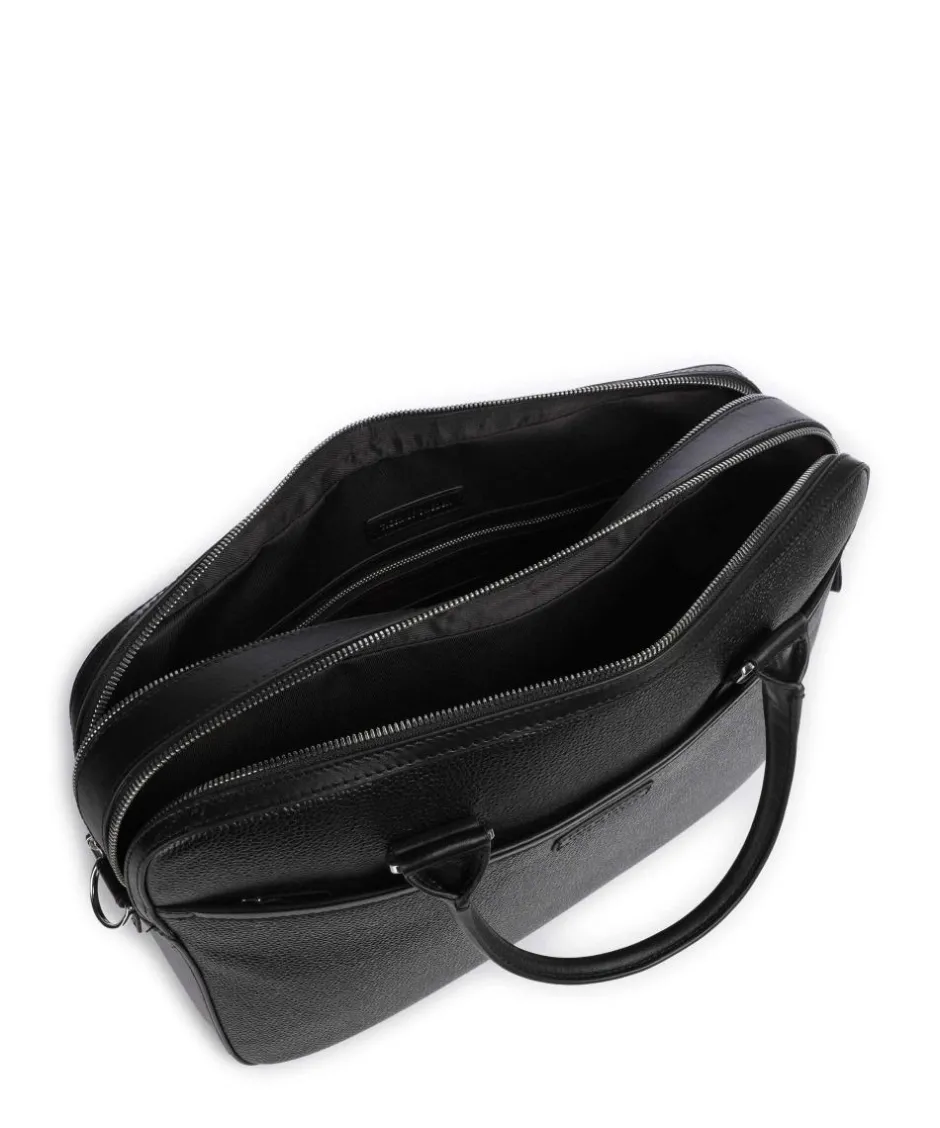 Tiger of Sweden Business- & Laptop Bags-Burin Briefcase 16″ grained cow leather