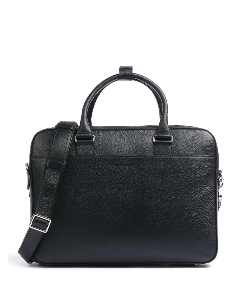 Tiger of Sweden Business- & Laptop Bags-Burin Briefcase grained calfskin