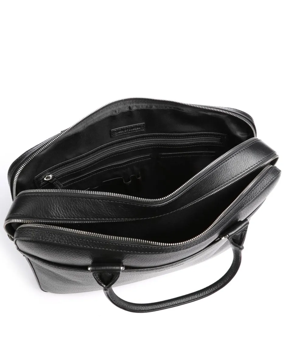 Tiger of Sweden Business- & Laptop Bags-Burin Briefcase grained calfskin