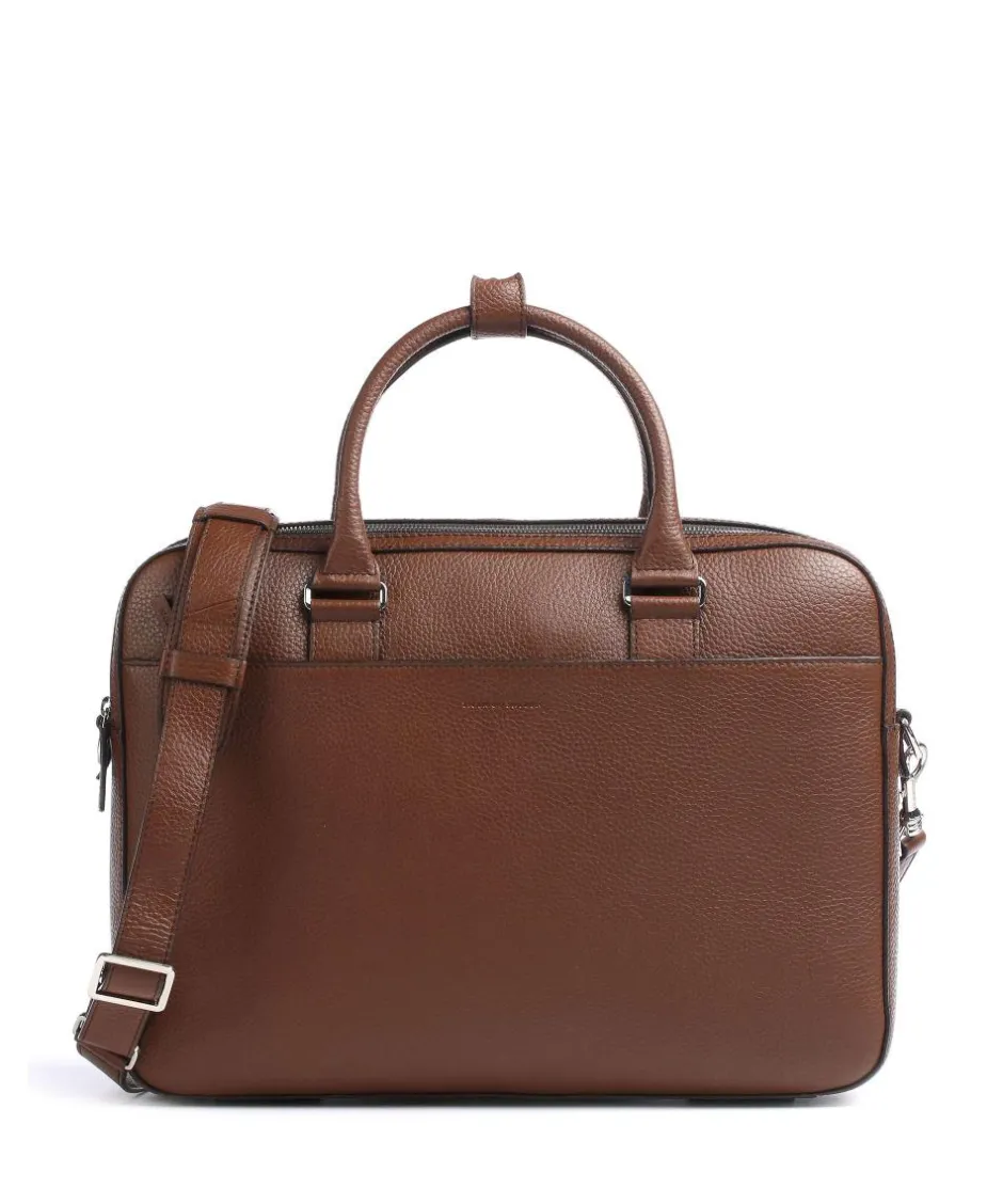 Tiger of Sweden Business- & Laptop Bags-Burin Briefcase grained calfskin