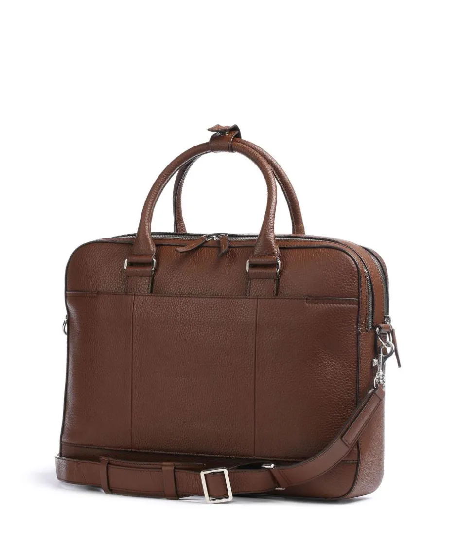 Tiger of Sweden Business- & Laptop Bags-Burin Briefcase grained calfskin