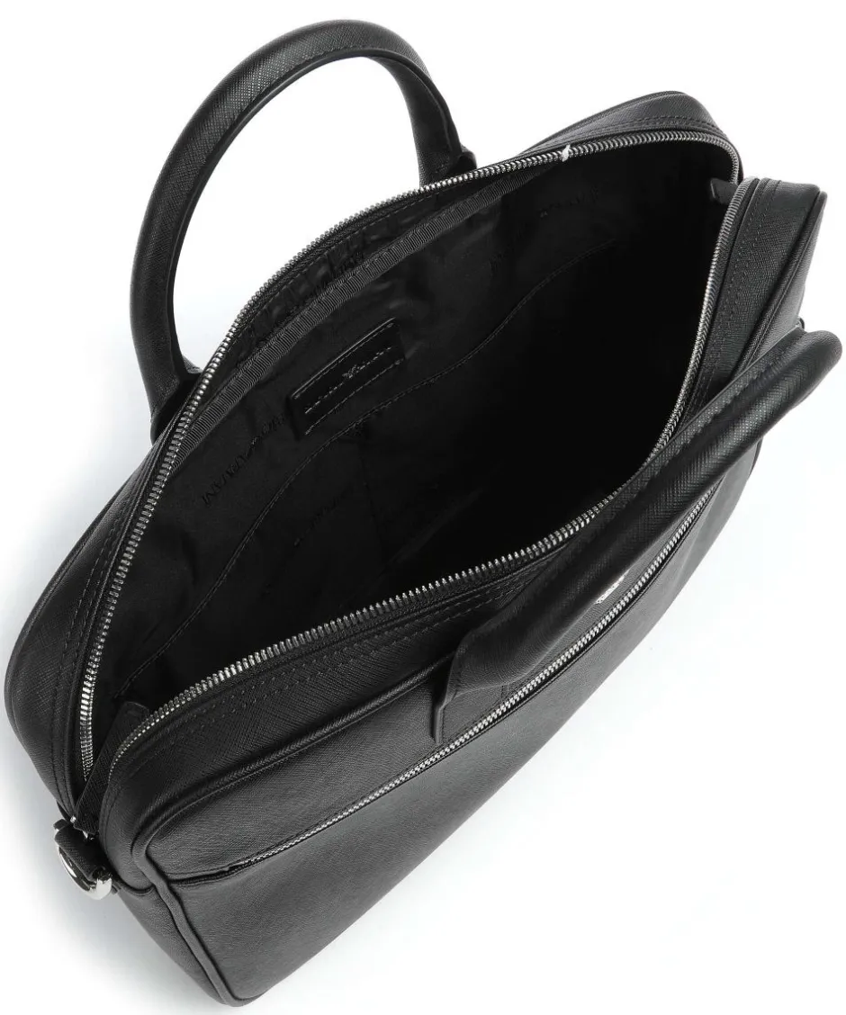 Emporio Armani Business- & Laptop Bags-Business Regenerated Briefcase 14″ imitation leather