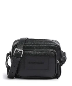 Emporio Armani Crossbody Bags-Business Regenerated Crossbody bag grained cow leather