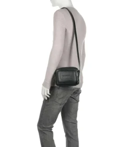 Emporio Armani Crossbody Bags-Business Regenerated Crossbody bag grained cow leather