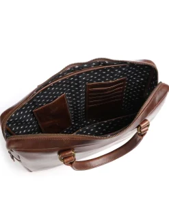 Buckle & Seam Business- & Laptop Bags-Cali Briefcase 14″ cow leather