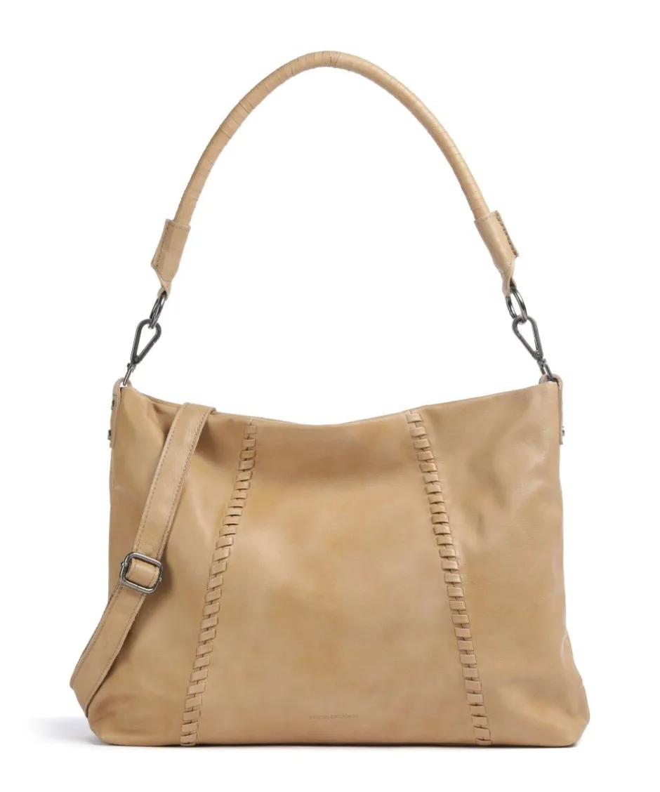 FredsBruder Shoulder Bags|Hobo Bags-Calm Hobo bag grained cow leather