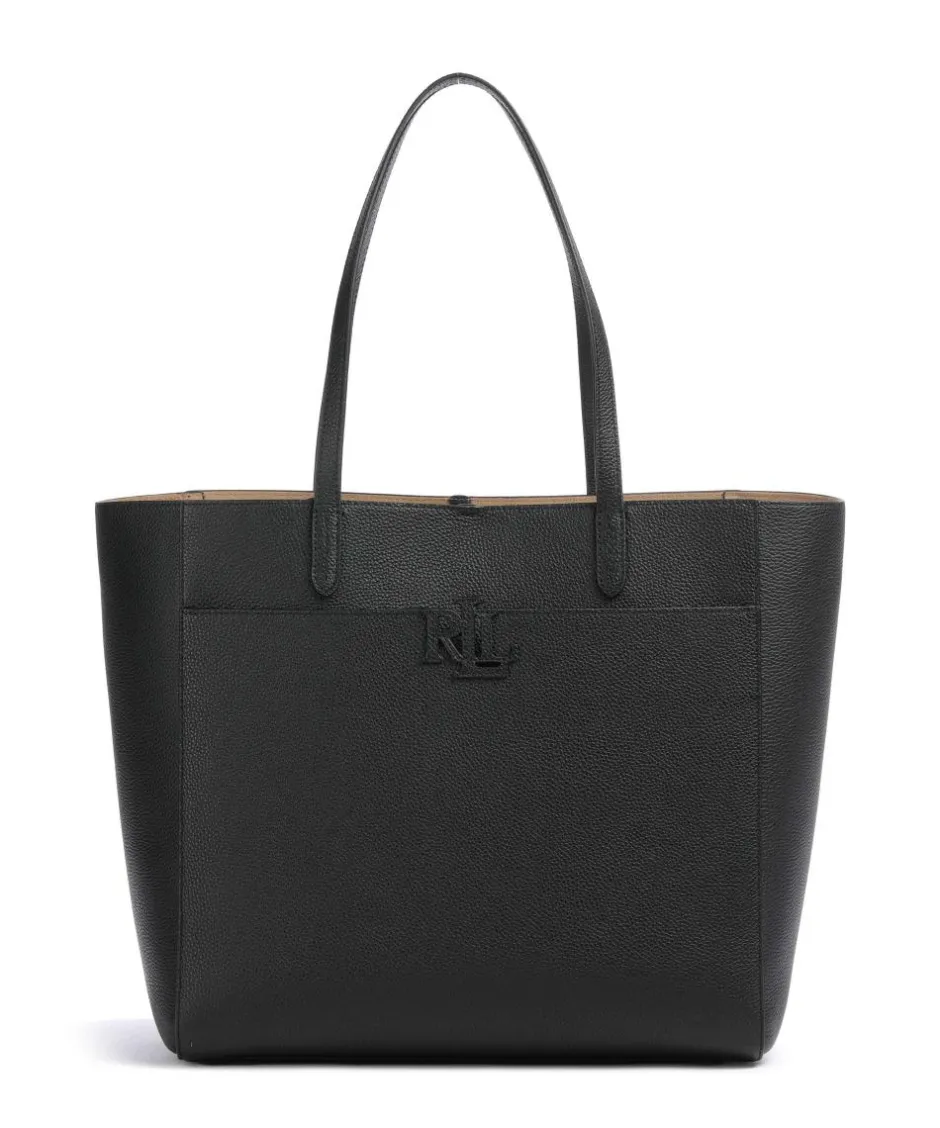 Lauren Ralph Lauren Tote Bags-Cameryn Large Tote bag grained cow leather