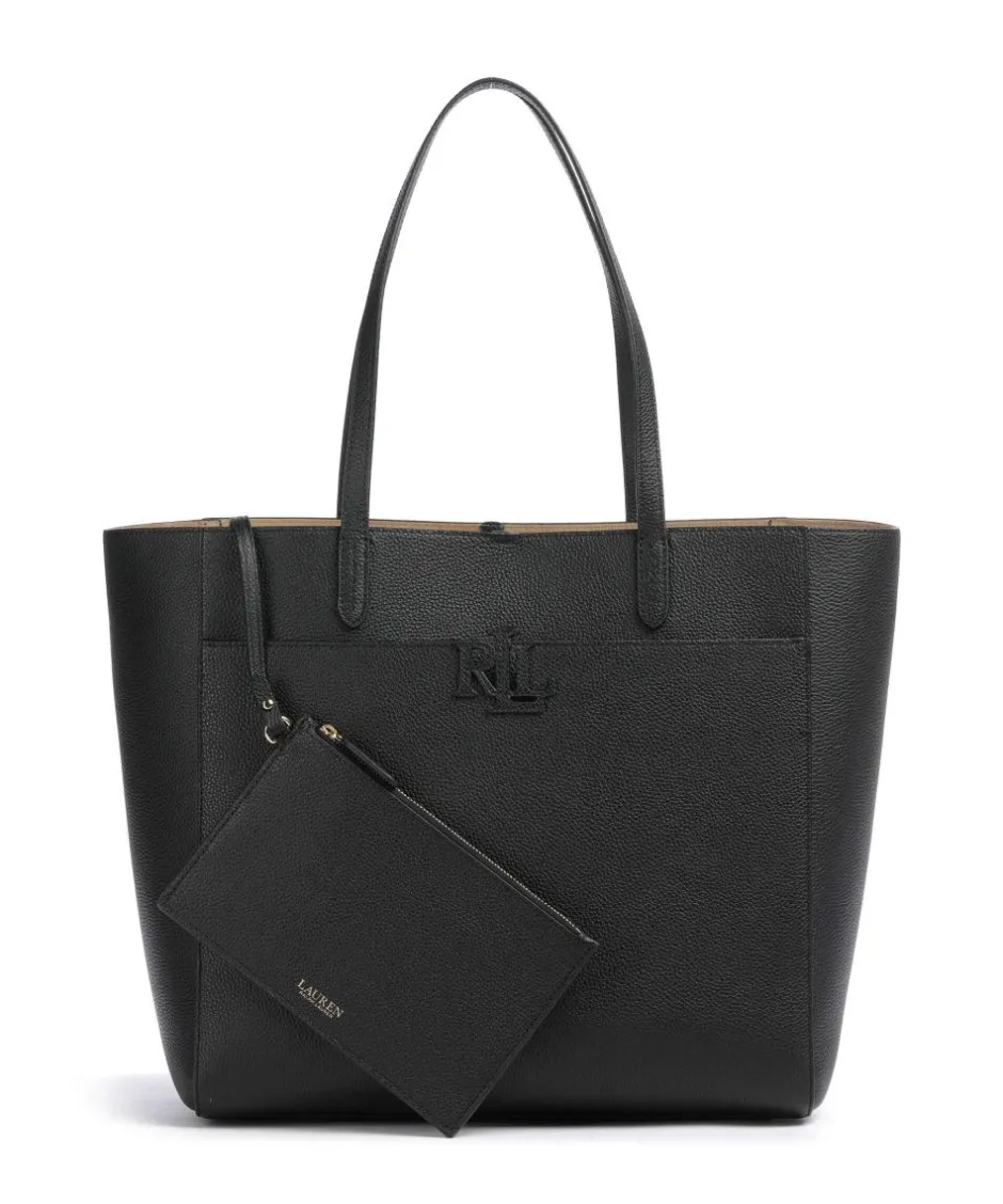 Lauren Ralph Lauren Tote Bags-Cameryn Large Tote bag grained cow leather