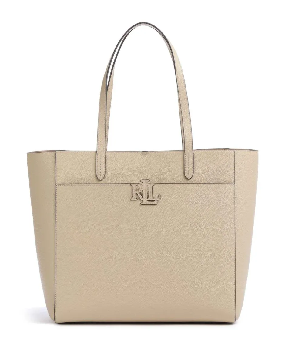 Lauren Ralph Lauren Tote Bags-Cameryn Large Tote bag grained cow leather