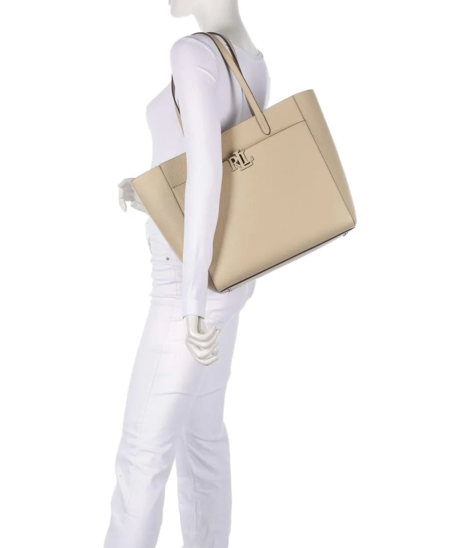 Lauren Ralph Lauren Tote Bags-Cameryn Large Tote bag grained cow leather
