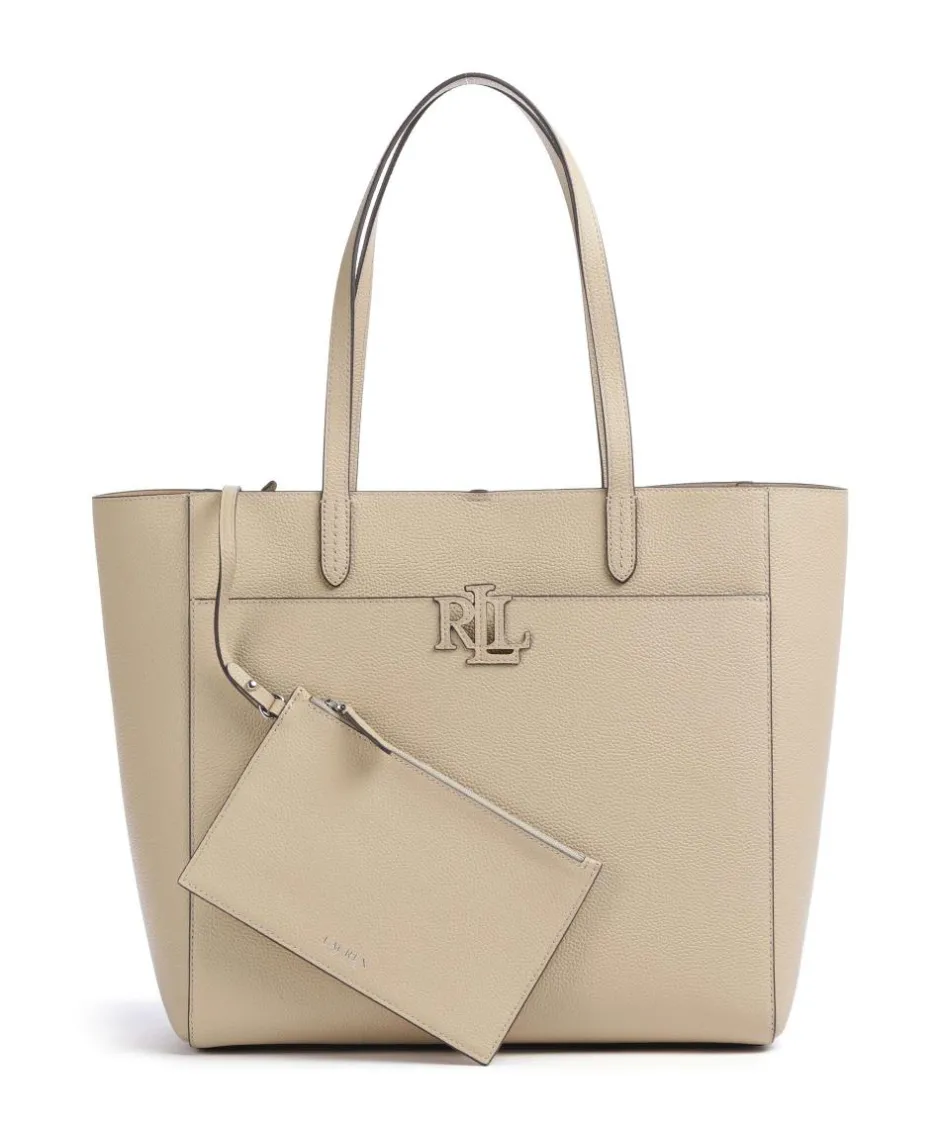 Lauren Ralph Lauren Tote Bags-Cameryn Large Tote bag grained cow leather
