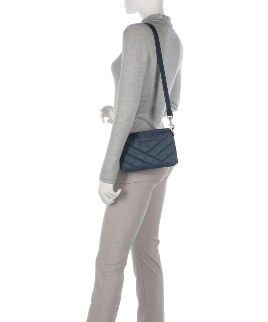 Lancaster Clutch & Evening Bags|Shoulder Bags-Canvas Matelassé Shoulder bag canvas