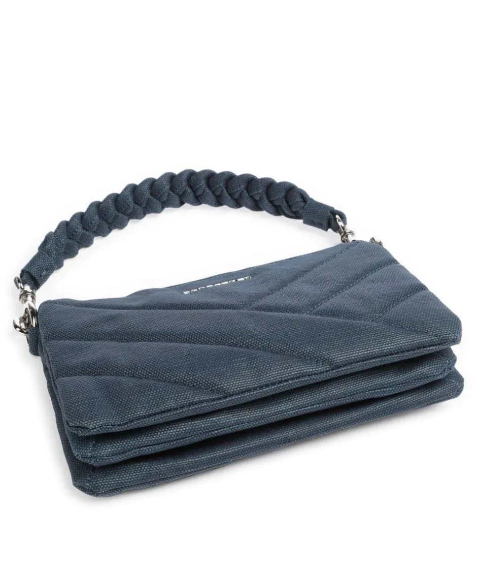 Lancaster Clutch & Evening Bags|Shoulder Bags-Canvas Matelassé Shoulder bag canvas