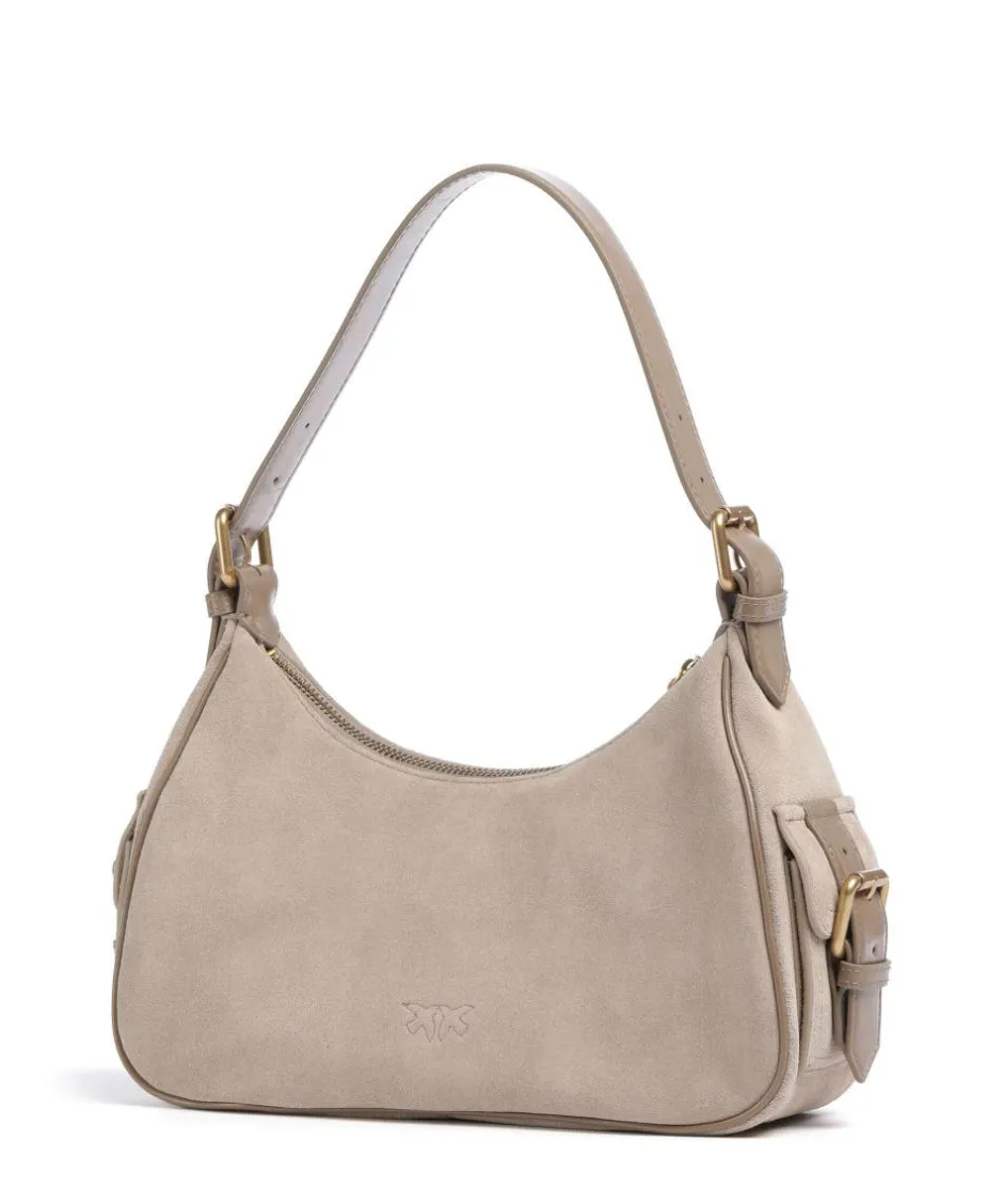 Pinko Shoulder Bags-Cargo Classic Shoulder bag brushed cow leather
