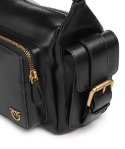 Pinko Shoulder Bags|Crossbody Bags-Cargo Shoulder bag softly grained calfskin