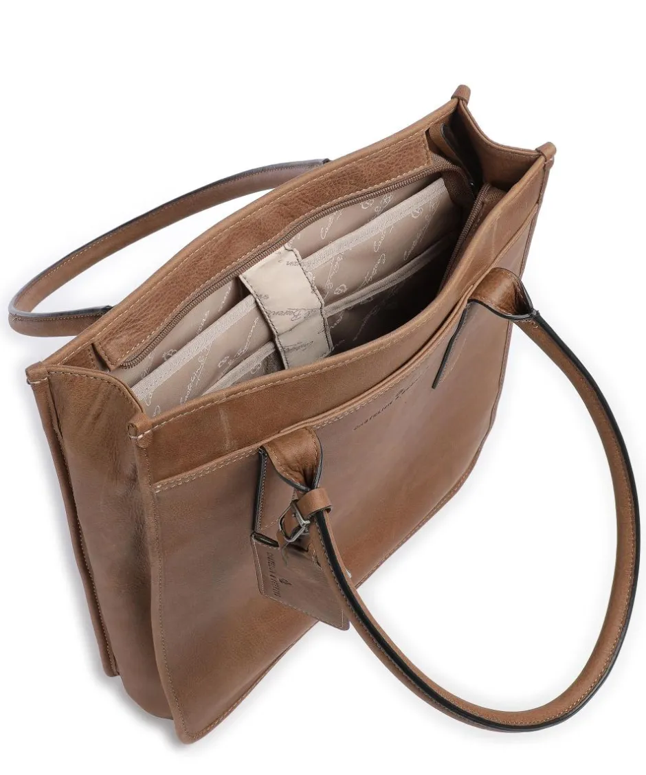 Castelijn & Beerens Tote Bags-Carisma RFID Tote bag 15″ leather