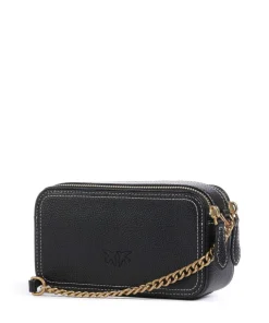Pinko Clutch & Evening Bags|Crossbody Bags-Carrie Crossbody bag grained cow leather