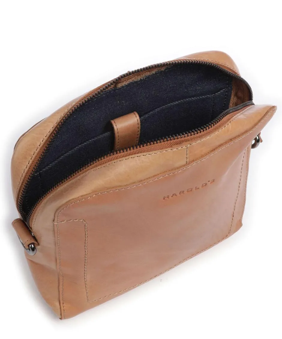 Harold Crossbody Bags-Caugio Crossbody bag 10″ fine grain cow leather