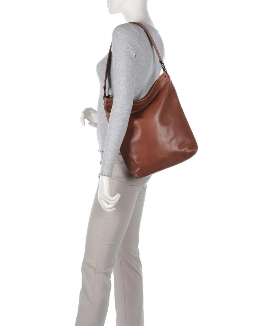 Harold Shoulder Bags|Hobo Bags-Caugio Hobo bag fine grain cow leather