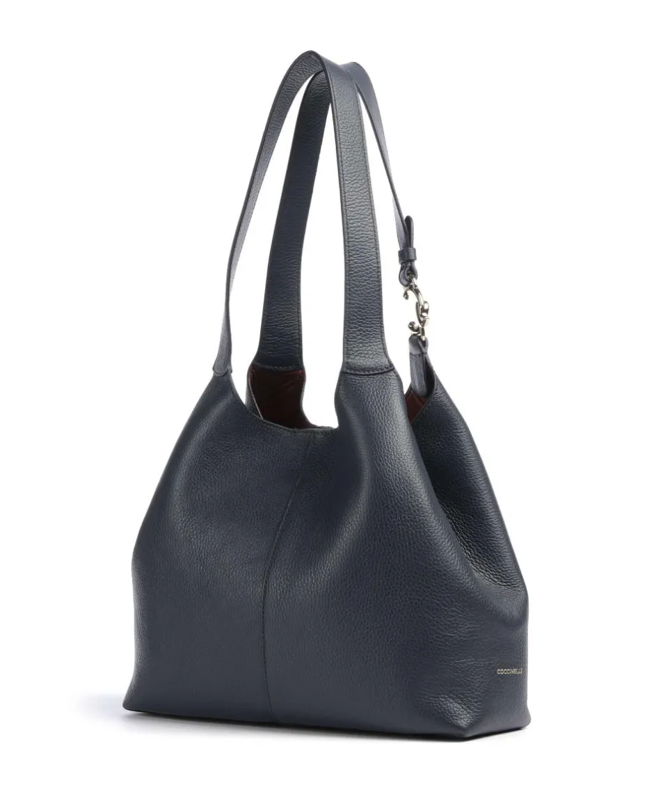 Coccinelle Shoulder Bags|Hobo Bags-C-Easy Hobo bag grained cow leather