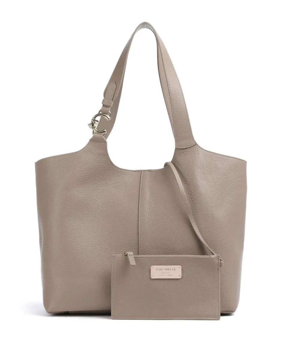 Coccinelle Shoulder Bags|Hobo Bags-C-Easy Hobo bag grained leather