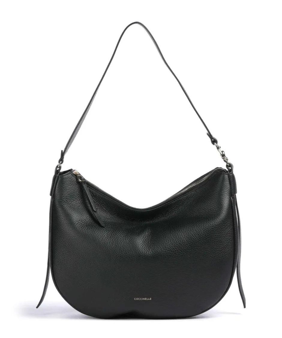 Coccinelle Shoulder Bags|Hobo Bags-C-Easy Hobo bag grained leather