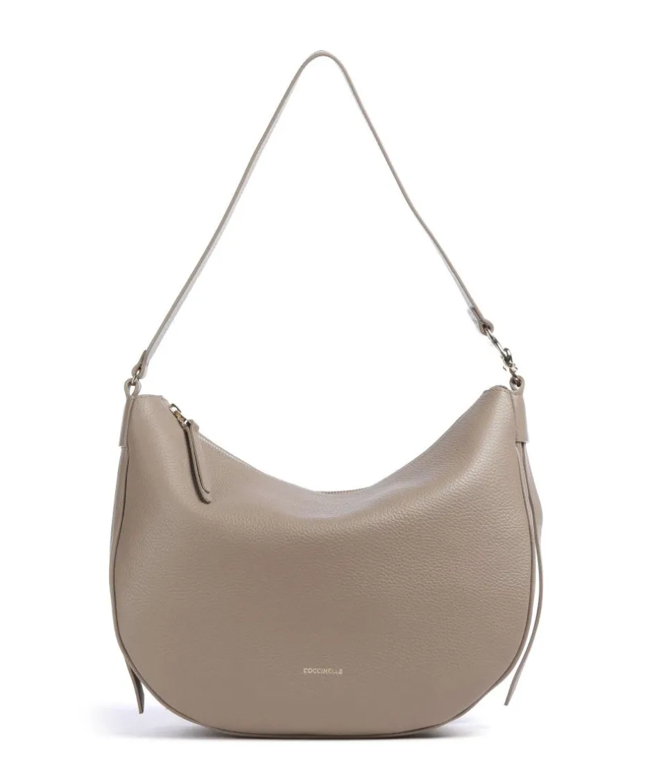 Coccinelle Shoulder Bags|Hobo Bags-C-Easy Hobo bag grained leather
