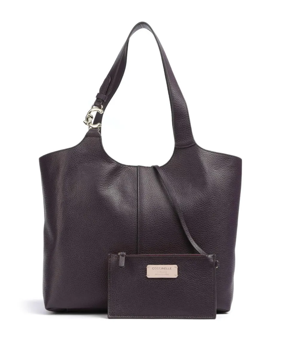 Coccinelle Shoulder Bags|Hobo Bags-C-Easy Hobo bag grained leather